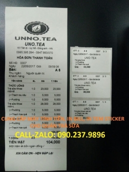 Máy tính tiền trọn bộ cho quán trà sữa - cafe tại Hưng Yên
