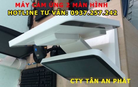 Bán máy tính tiền cảm ứng 2 màn hình cho quán cafe tại Đồng Nai