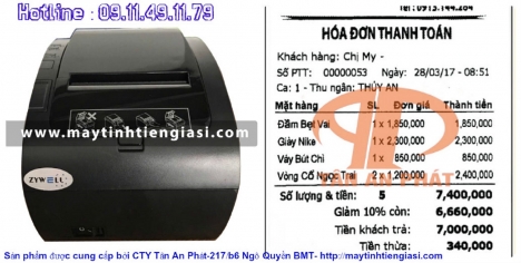 combo máy tính tiền giá rẻ tại tây nguyên