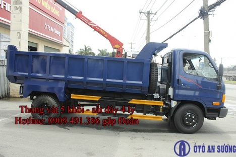 Xe Ben Hyundai 5 Khối Tải Trọng Cao 6t6