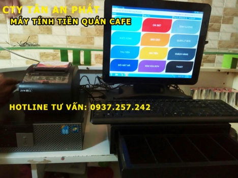 Bán máy tính tiền cảm ứng giá rẻ cho quán cafe tại Cần Thơ, Sóc Trăng