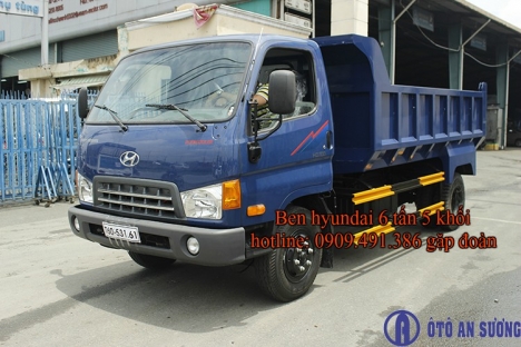 Xe Ben Hyundai 5 Khối Tải Trọng Cao 6t6