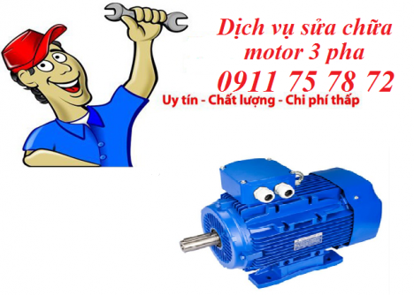 Sửa motor 3 pha công nghiệp