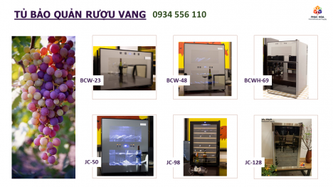 Tủ bảo quản rượu vang HOMESUN đa dạng kích thước, 1 đổi 1 trong vòng 1 năm