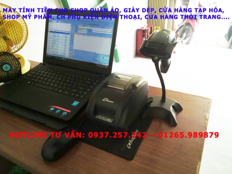Bán máy bán hàng tính tiền cho shop tại Cần Thơ, Vĩnh Long