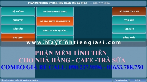 Bán máy tính tiền pos cho nhà hàng giá rẻ tại quận 1
