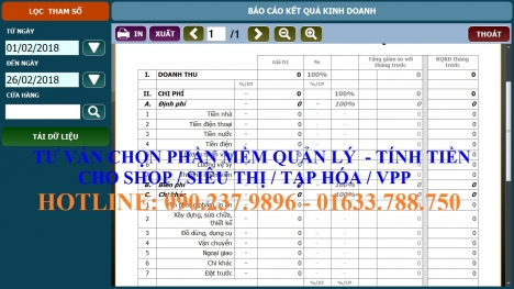 Cung cấp phần mềm tính tiền cho shop thời trang tại Quận 1