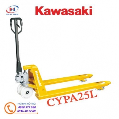 Xe nâng tay Kawasaki model CYPA25L tải trọng 2500kg