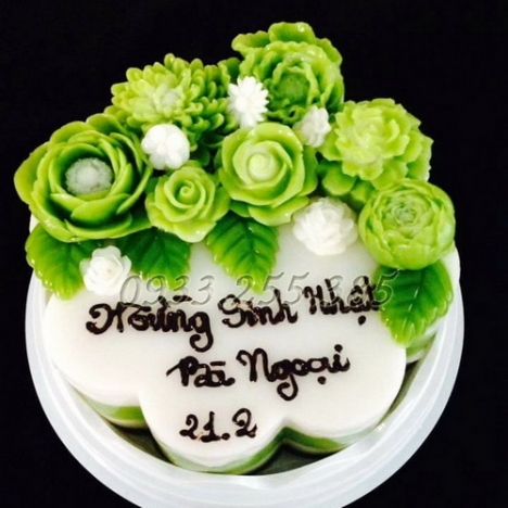 Bộ 7 khuôn Silicon 4D làm rau câu - T14