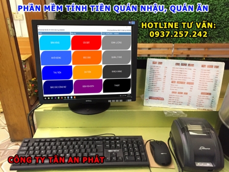 Bán máy tính tiền giá rẻ cho quán cafe tại Cần Thơ, An Giang