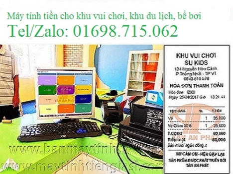 Bán máy tính tiền cho khu vui chơi trẻ em tại cần thơ 