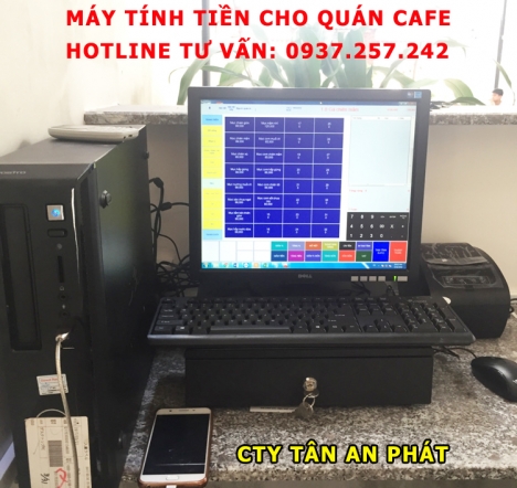 Bán máy tính tiền trọn bộ cho quán cafe tại Cần Thơ, An Giang