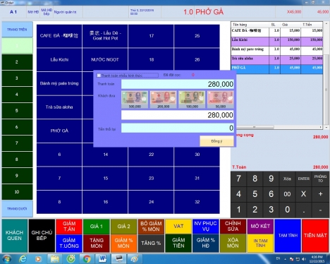 PHẦN MỀM QUẢN LÝ QUÁN CAFE VINHNGUYỄN- TRỌN BỘ GIÁ CHỈ 3.200.000Đ