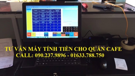Máy tính tiền pos trọn bộ cho quán cafe giá rẻ tại quận 5