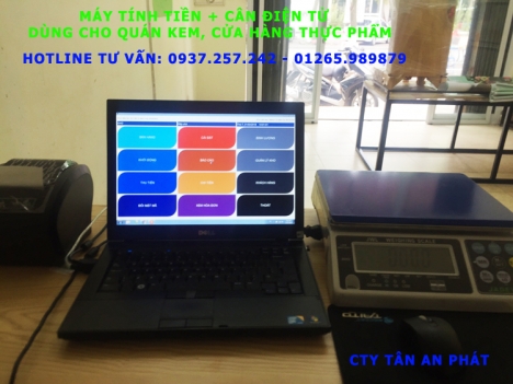 Lắp đặt trọn bộ thiết bị tính tiền cho quán kem tại Đồng Nai, Bình Dương