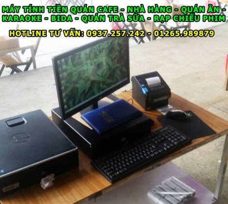 Nhận lắp đặt trọn bộ máy bán hàng tính tiền cho quán cafe