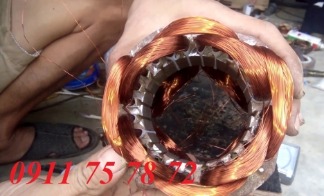 Quấn motor quạt công nghiệp