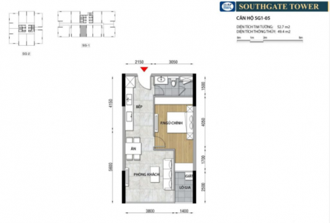 Dự án vàng Southgate Tower MT Nguyễn Thị Thập Q7 giá từ 1,9 tỷ/căn