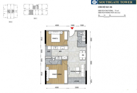 Dự án vàng Southgate Tower MT Nguyễn Thị Thập Q7 giá từ 1,9 tỷ/căn