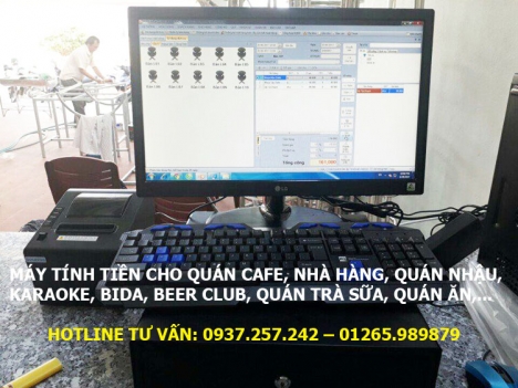 Phần mềm quản lý tính tiền quán cafe, quán nhậu tại Hà Nội