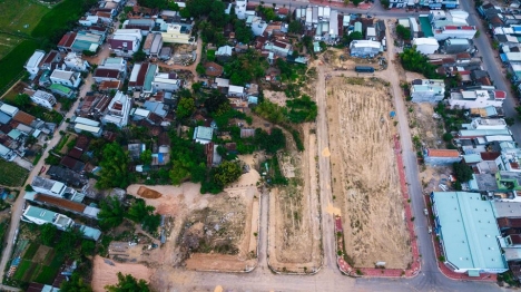 đất nền An Nhơn Green Park thích hợp để ở hoặc đầu tư giá từ 10tr-15tr/m2