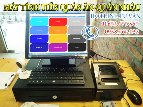 Tư vấn phần mềm tính tiền, máy in bill cho quán ăn