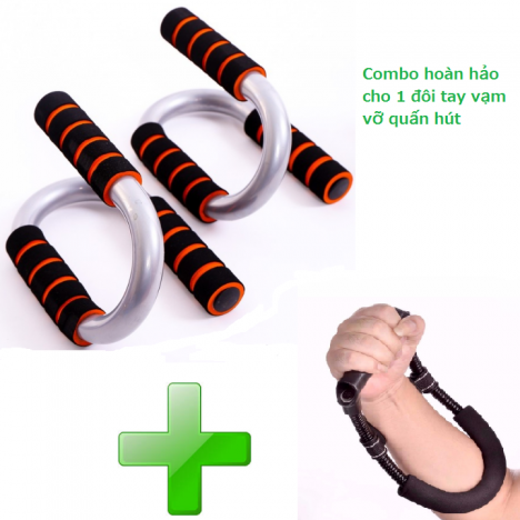 combo dụng cụ hit đất và tập cổ tay