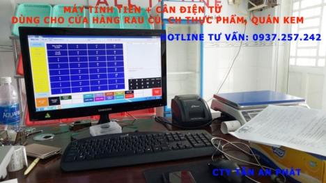 Lắp đặt trọn bộ thiết bị tính tiền cho quán kem tại Rạch Giá, Hà Tiên