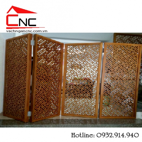 Vách ngăn bình phong, vách ngăn phòng cnc giá rẻ