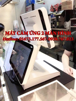 Bán máy cảm ứng 2 màn hình tại tphcm
