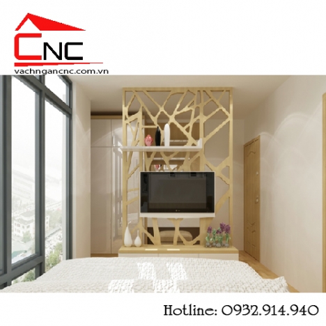 Mẫu mã hoa văn trên vách ngăn cnc phòng ngủ đẹp