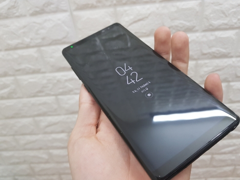 Kính cường lực Galaxy Note 8 Full keo kèm đèn UV