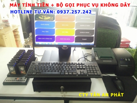 Cung cấp bộ gọi phục vụ không dây cho quán trà sữa tại Bắc Ninh, Bắc Giang