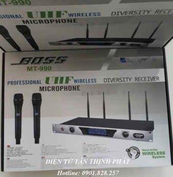 micro không dây boss mt 990