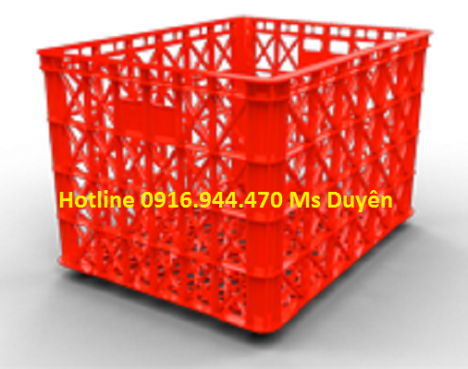 Sóng nhựa 8 bánh xe, rổ nhựa 8 bánh xe, rổ nhựa công nghiệp