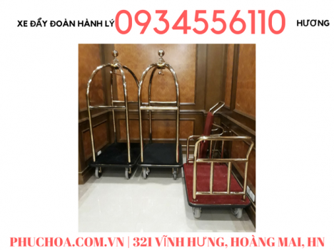 Xe đẩy hành lý khách sạn đoàn, xe đẩy hành lý khách sạn, sân bay cao cấp