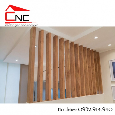 Những thiết kế lam gỗ phòng khách, cầu thang cnc đẹp