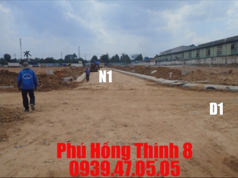 Bán đất phú hồng thịnh 10.gần ngay quốc lộ 1K.