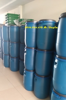 Phuy nhựa 50 lít, phuy nhựa đựng hóa chất, đựng dung dịch