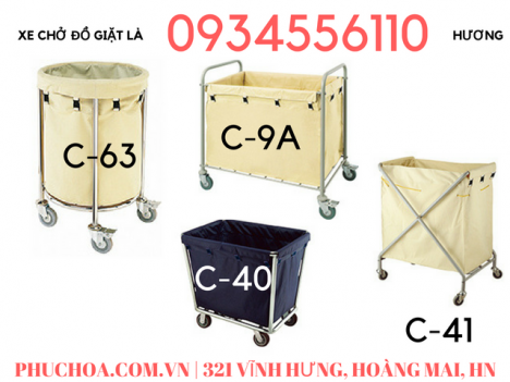 Xe chở đồ giặt là khách sạn, xe chở đồ vải cho khách sạn