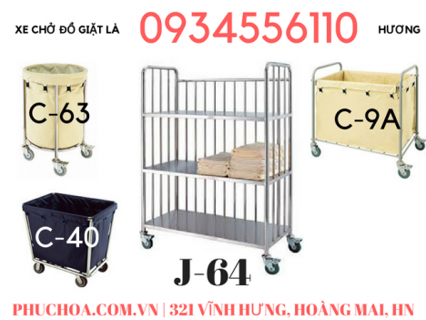 Xe chở đồ giặt là khách sạn, xe chở đồ vải cho khách sạn