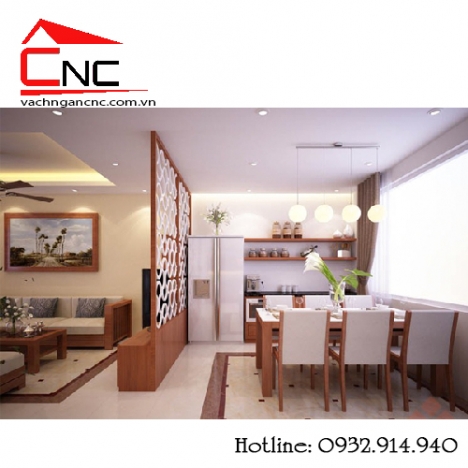 10 mẫu vách ngăn phòng bếp đẹp ứng dụng công nghệ cắt cnc