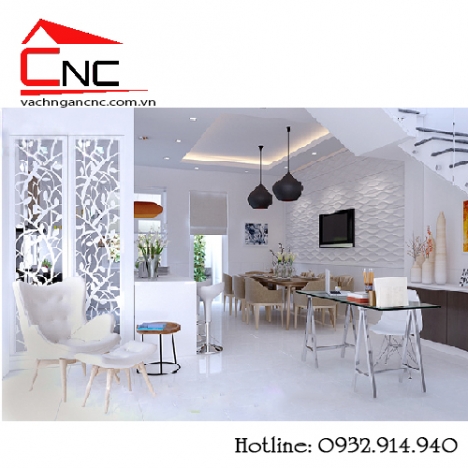 10 mẫu vách ngăn phòng bếp đẹp ứng dụng công nghệ cắt cnc