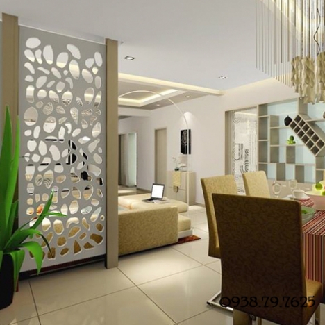 7 cách trang trí phòng ngủ bằng vách ngăn cnc đẹp