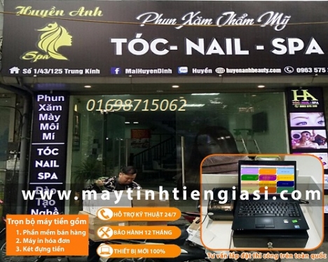 Bán máy tính tiền giá rẻ cho salon tóc tại hậu giang 