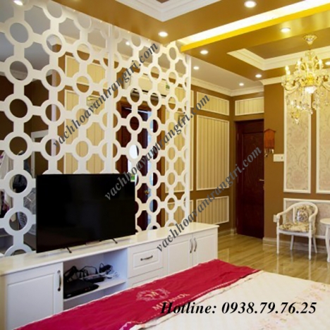 Không gian thêm đẹp và sang với vách ngăn gỗ cnc giá rẻ tại tphcm