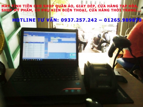 Lắp đặt máy bán hàng tính tiền cho shop quần áo, giày dép tại Đồng Tháp, An Giang
