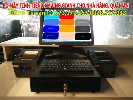 Bán máy cảm ứng phần mềm tính tiền quán ăn nhà hàng tại Sóc Trăng