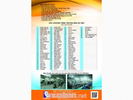 ĐẦU THU MẶT ĐẤT HÃNG TCTEK