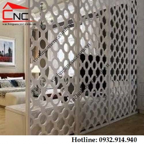 Vách ngăn phòng ngủ và vách phòng khách cnc đẹp